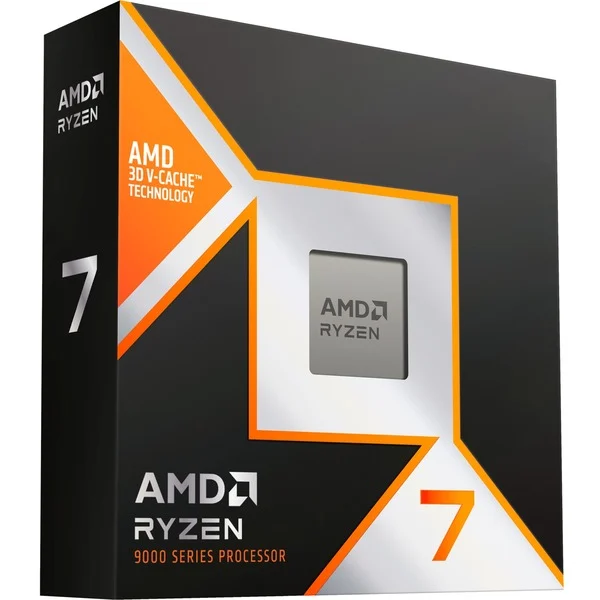 AMD Ryzen 7 9800X3D, 4,7 GHz (5,2 GHz Turbo Boost) socket AM5 processor