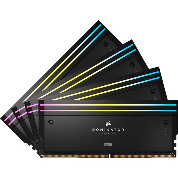 Corsair Dominator Titanium RGB 64 GB DDR5-6400 (4x 16 GB) werkgeheugen (Zwart, CL32)