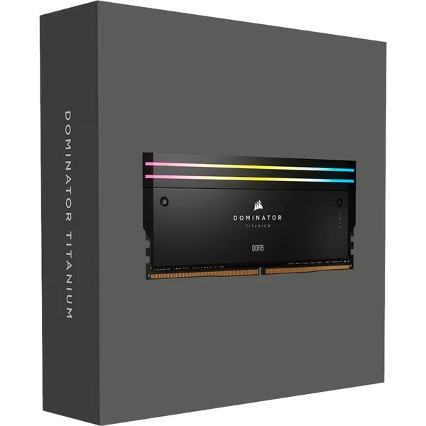 Foto 4 van Corsair Dominator Titanium RGB 64 GB DDR5-6400 (4x 16 GB) werkgeheugen (Zwart, CL32)