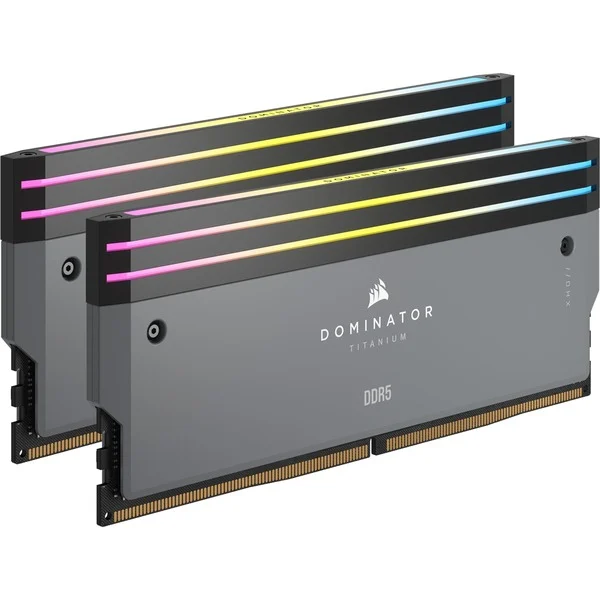 Foto 2 van Corsair Dominator Titanium RGB 64 GB DDR5-6000 (2x 32 GB) werkgeheugen