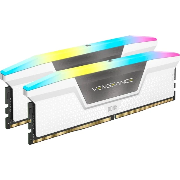 Foto 2 van Corsair Vengeance RGB 32 GB DDR5-6000 (2x 16 GB) werkgeheugen (Wit, CL36)