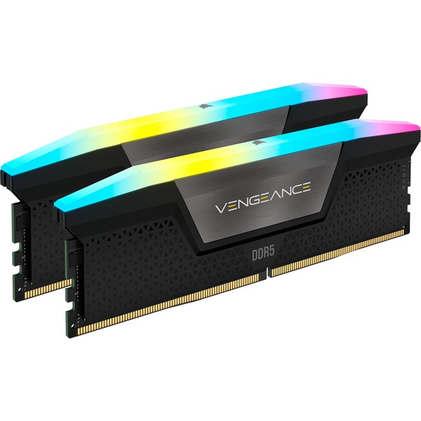 Foto 2 van Corsair Vengeance RGB 64 GB DDR5-6000 (2x 32 GB) werkgeheugen (Grijs, CL30)