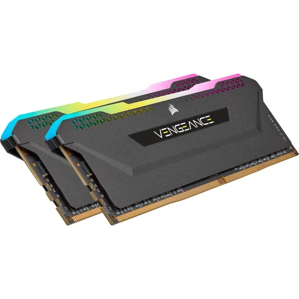 Foto 2 van Corsair Vengeance RGB PRO SL 32 GB DDR4-3200 (2x 16 GB) werkgeheugen (Zwart)