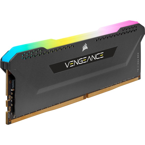 Foto 3 van Corsair Vengeance RGB PRO SL 32 GB DDR4-3200 (2x 16 GB) werkgeheugen (Zwart)