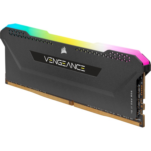 Foto 5 van Corsair Vengeance RGB PRO SL 32 GB DDR4-3200 (2x 16 GB) werkgeheugen (Zwart)