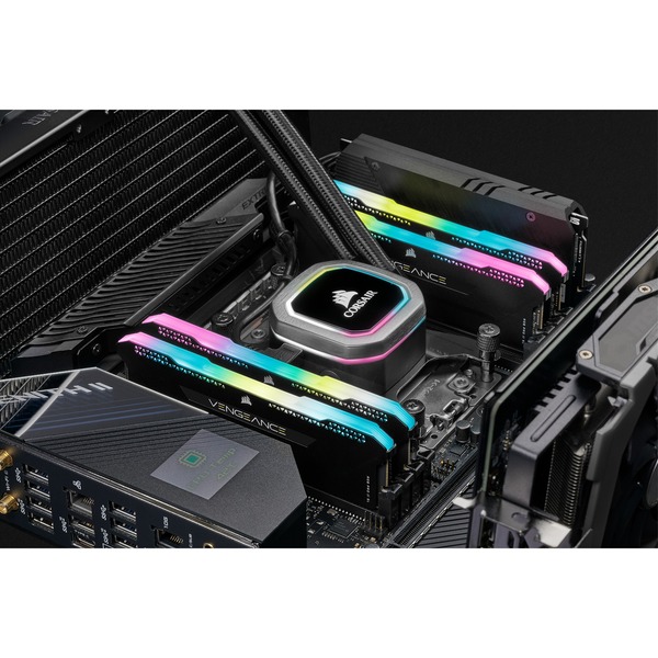 Foto 6 van Corsair Vengeance RGB PRO SL 32 GB DDR4-3200 (2x 16 GB) werkgeheugen (Zwart)
