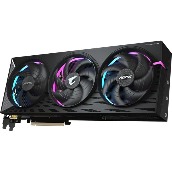 Foto 2 van GIGABYTE AORUS Radeon RX 9070 XT ELITE 16G grafische kaart