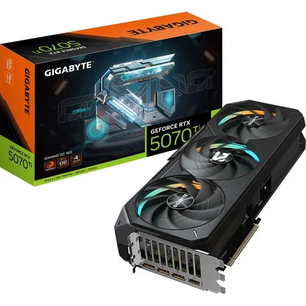 Foto 5 van GIGABYTE GeForce RTX 5070 Ti GAMING OC 16G grafische kaart