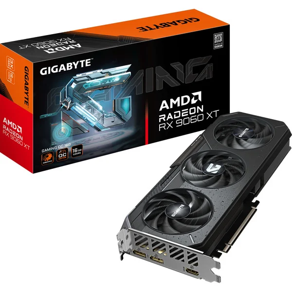 Foto 5 van GIGABYTE Radeon RX 9060 XT GAMING OC 16GB grafische kaart