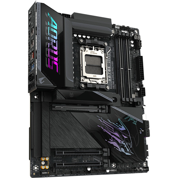 Foto 2 van GIGABYTE X870E AORUS PRO X3D socket AM5 moederbord