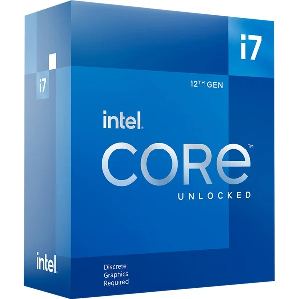 Intel Core i7-12700KF, 3,6 GHz (5,0 GHz Turbo Boost) socket 1700 processor
