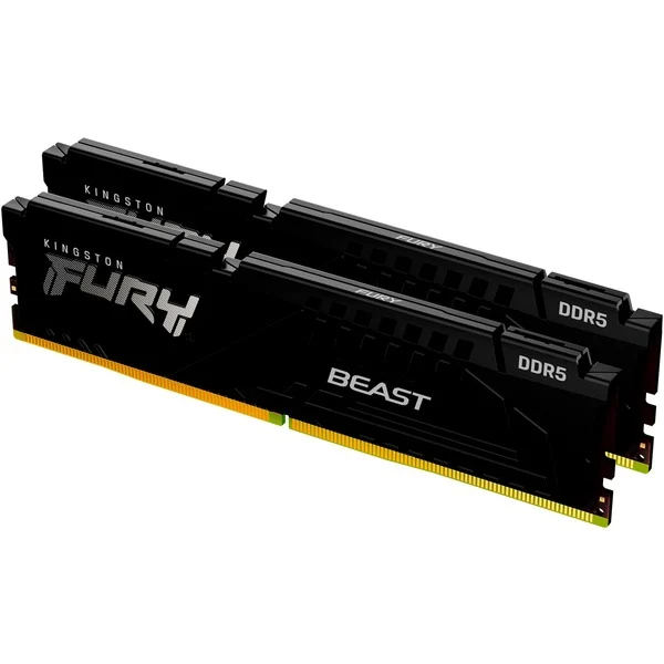 Foto 2 van Kingston FURY Beast 64 GB DDR5-6000 (2x 32 GB) werkgeheugen (Zwart, CL30)