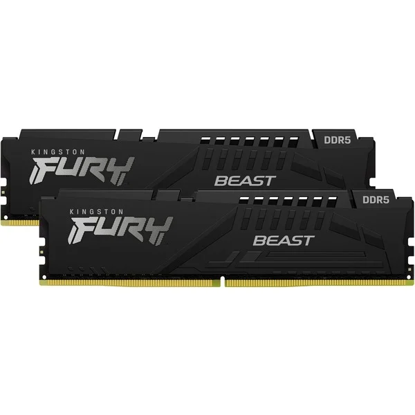 Kingston FURY Beast 64 GB DDR5-6000 (2x 32 GB) werkgeheugen (Zwart)