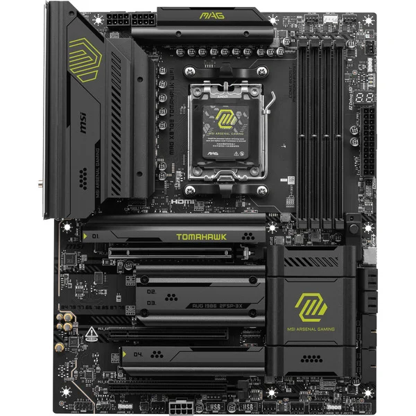 Foto 2 van MSI MAG X870E TOMAHAWK WIFI socket AM5 moederbord