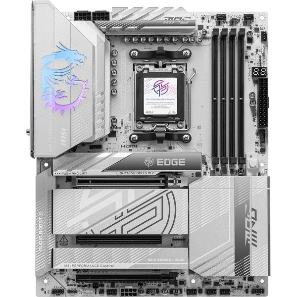 Foto 2 van MSI MPG X870E EDGE TI WIFI socket AM5 moederbord
