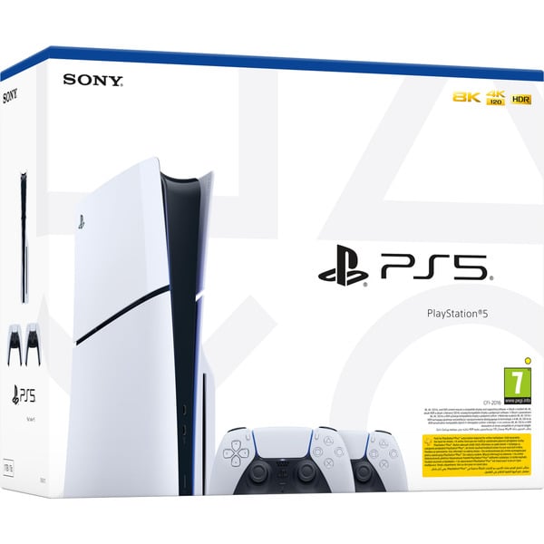 Foto 3 van Sony PlayStation 5 Slim 1 TB + 2 controllers game console